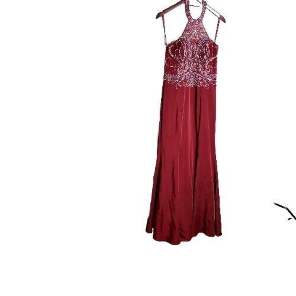 BICICI & COTY  Burgundy formal gown Size Large